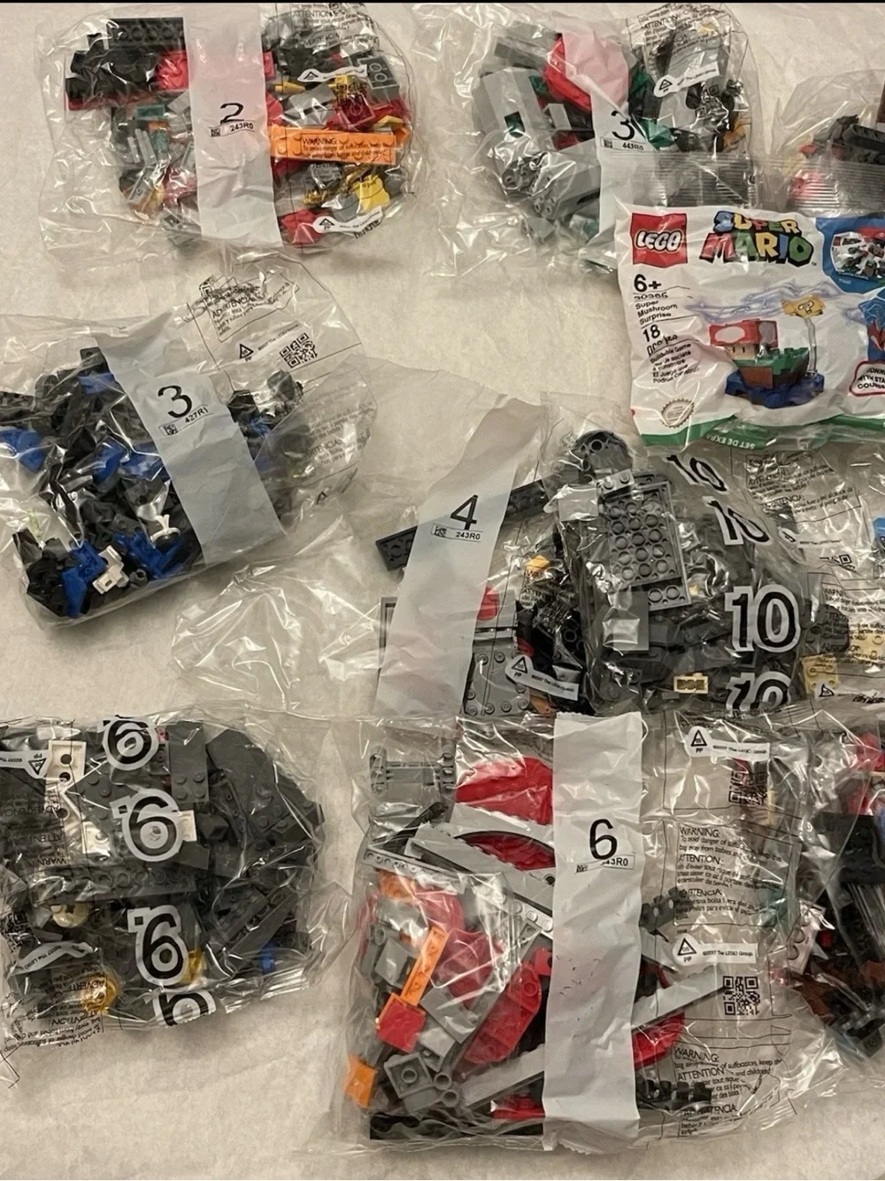 LEGO Super Mario 71369 Bowser’s Castle Boss Battle Open Box Sealed Bags As Is